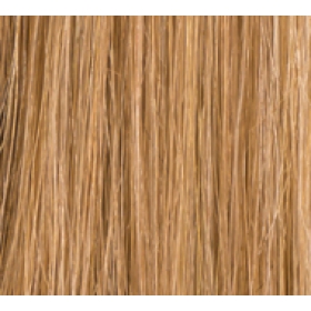 18" Clip In Human Hair Extensions FULL HEAD #10/16 Lightest Brown/ Dark Honey Blonde