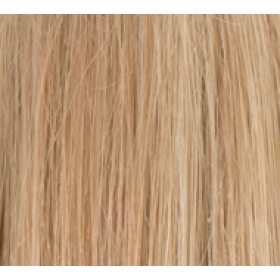 18" Deluxe DIY Weft (Clips Not Attached) Human Hair Extensions #8/613 Bleach Blonde