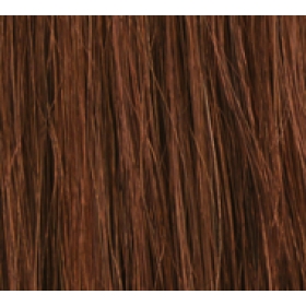 24" Deluxe Double Wefted Clip In Human Hair Extensions #33 Dark Auburn